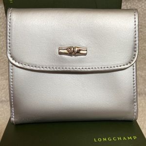 new longchamp roseau leather wallet